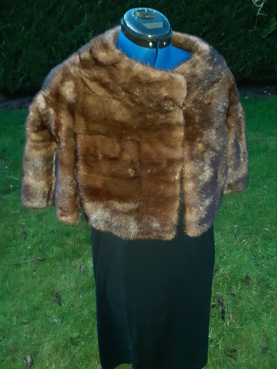 Gorgeous Mink Bolero 1940s/50s by S. London Ltd.