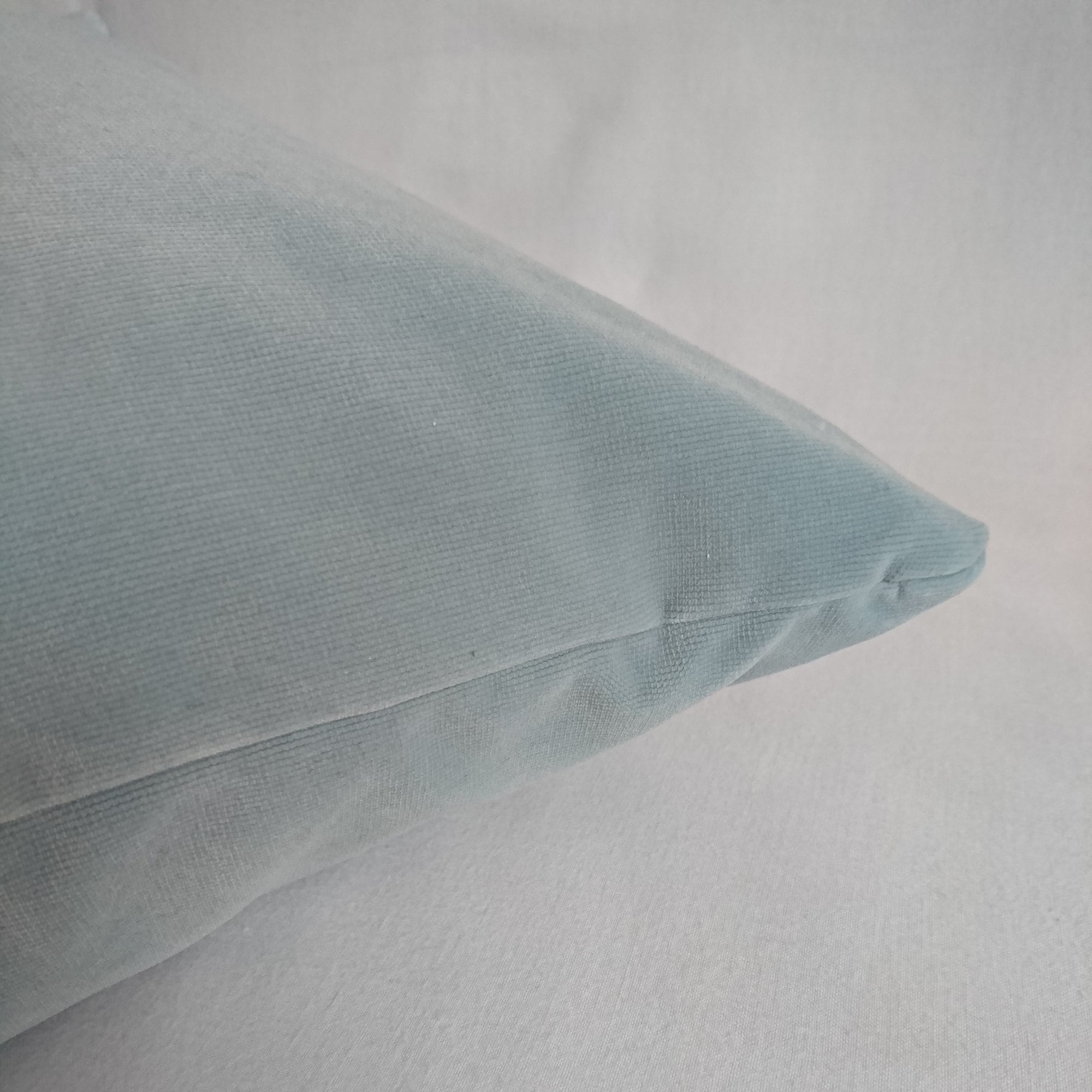 Sky Blue Velvet Cushion Cover Baby Blue Velvet Modern Pillow Etsy