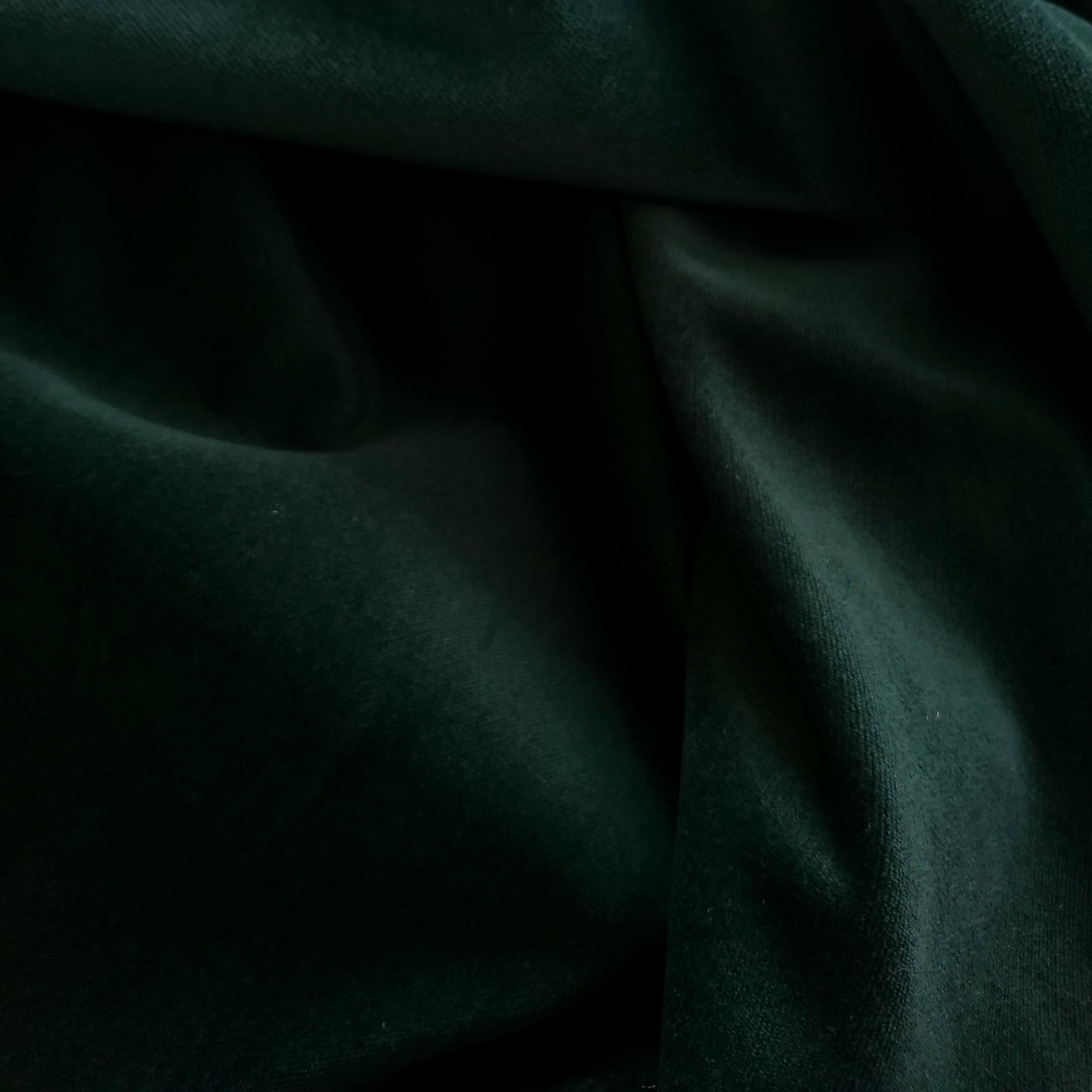 Buy Solid Dark Emerald Green Upholstery Velvet Textile Fabric