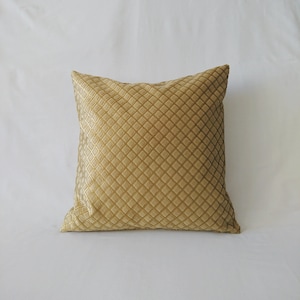 Luxury Gold Diamond Velvet Pillow Cover, Geometric Velvet Cushion, Decorative Pillow, Yellow Velvet Pillowcase, Christmas Decorations Pillow