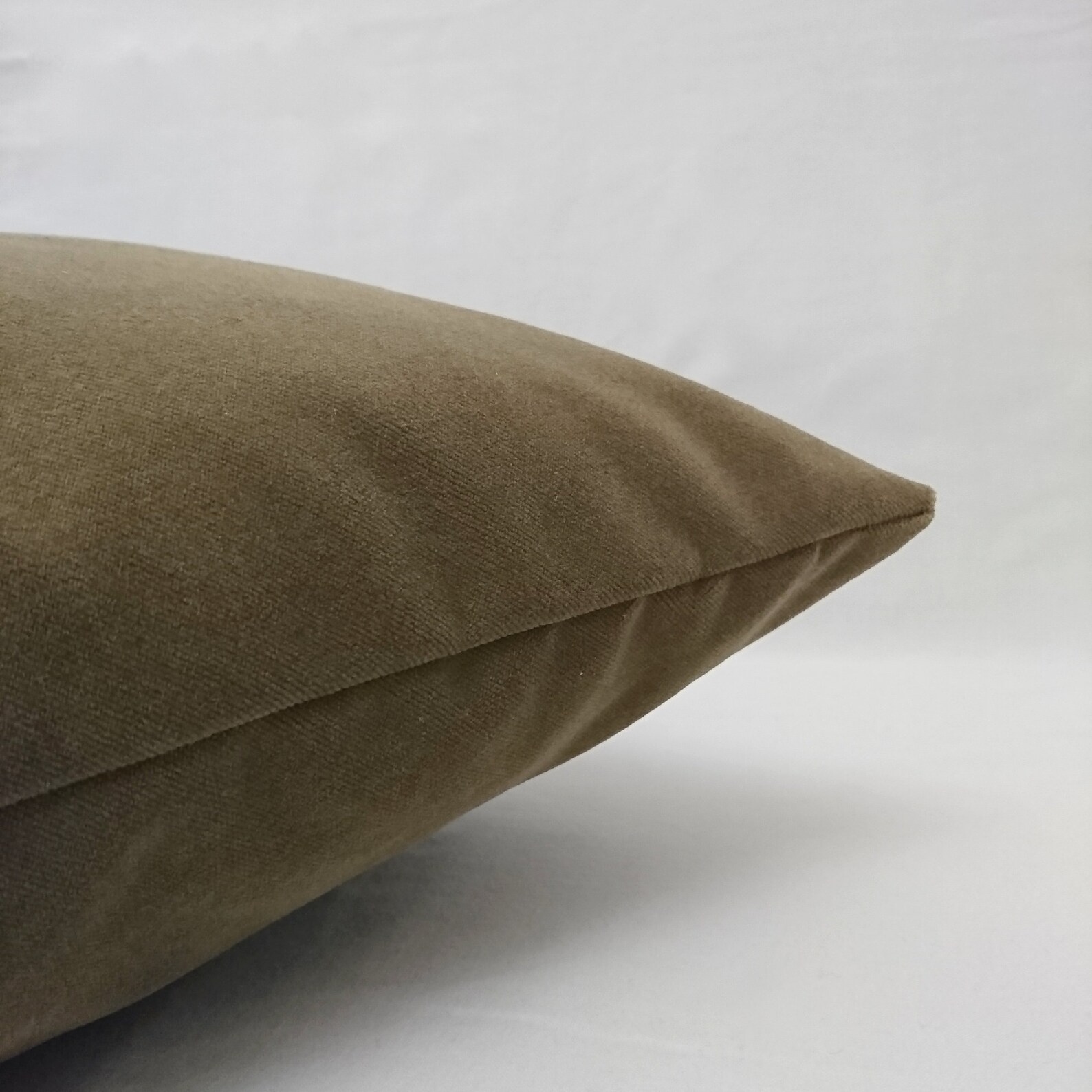 Light Matt Walnut Brown Velvet Pillow Cover Modern Velvet Etsy