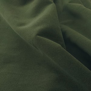 Solid Matt Olive Green Upholstery Velvet Textile Fabric, Green Furniture Fabrics, Leaf Green Sofa Fabric By The Meter, Fabric By The Yard