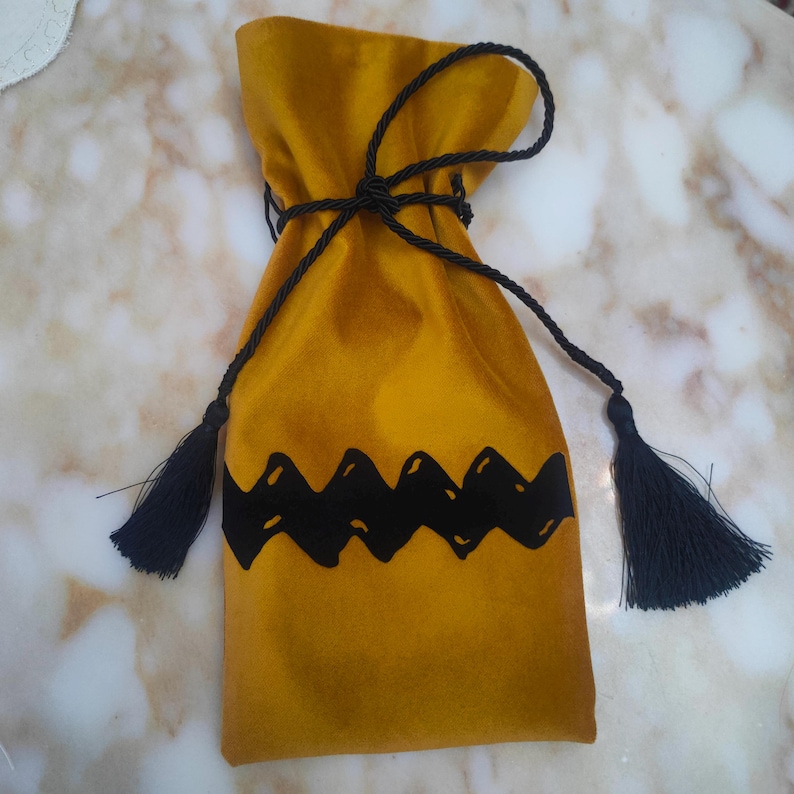 Bolsa de terciopelo personalizada con borla - Envoltura de regalos personalizada para Año Nuevo - Tamaños especiales disponibles imagen 10