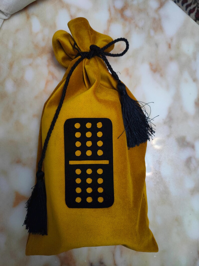 Bolsa de terciopelo personalizada con borla - Envoltura de regalos personalizada para Año Nuevo - Tamaños especiales disponibles imagen 9