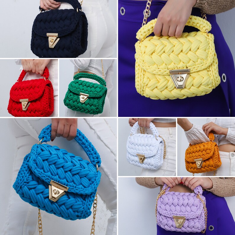 Hand Woven’ s Crochet Shoulder Bag | Crossbody Bag | Bags For Bride | Summer Bag | Small Boho Knitted Shoulder Bag | Gift For Wife