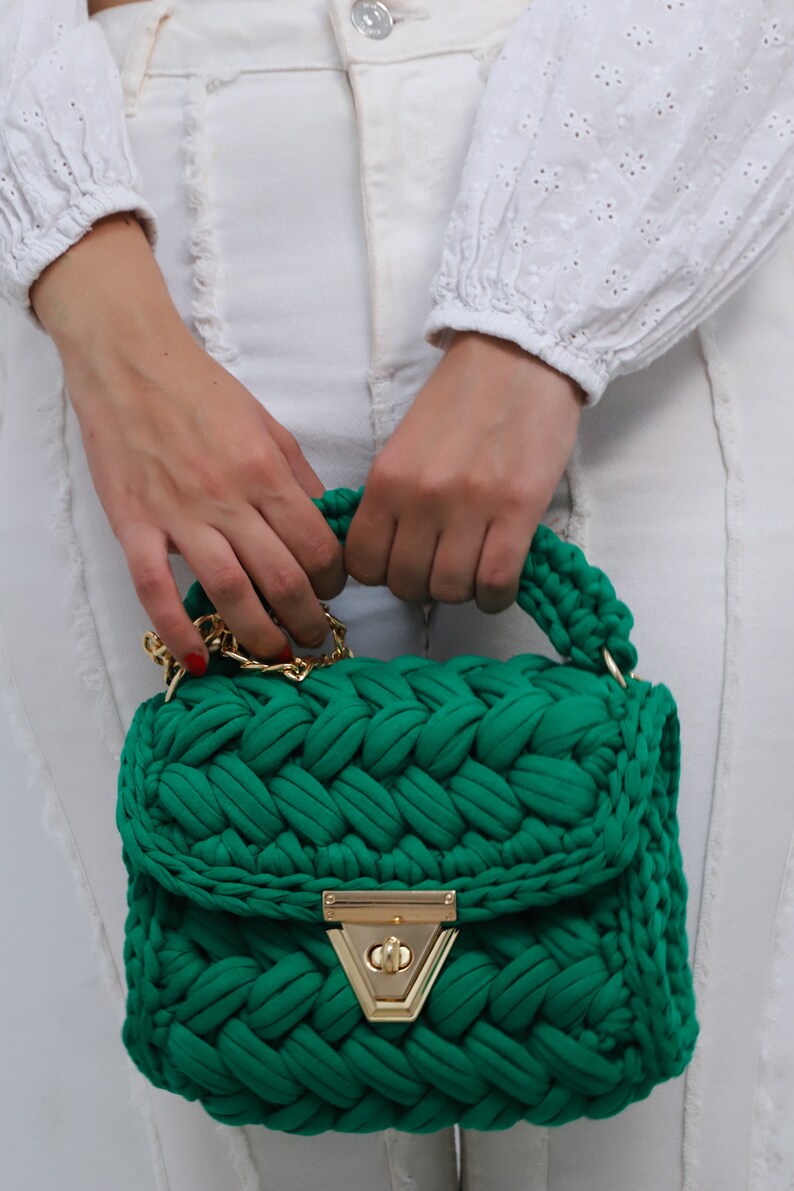 Hand Woven’ s Crochet Shoulder Bag | Crossbody Bag | Bags For Bride | Summer Bag | Small Boho Knitted Shoulder Bag | Gift For Wife
