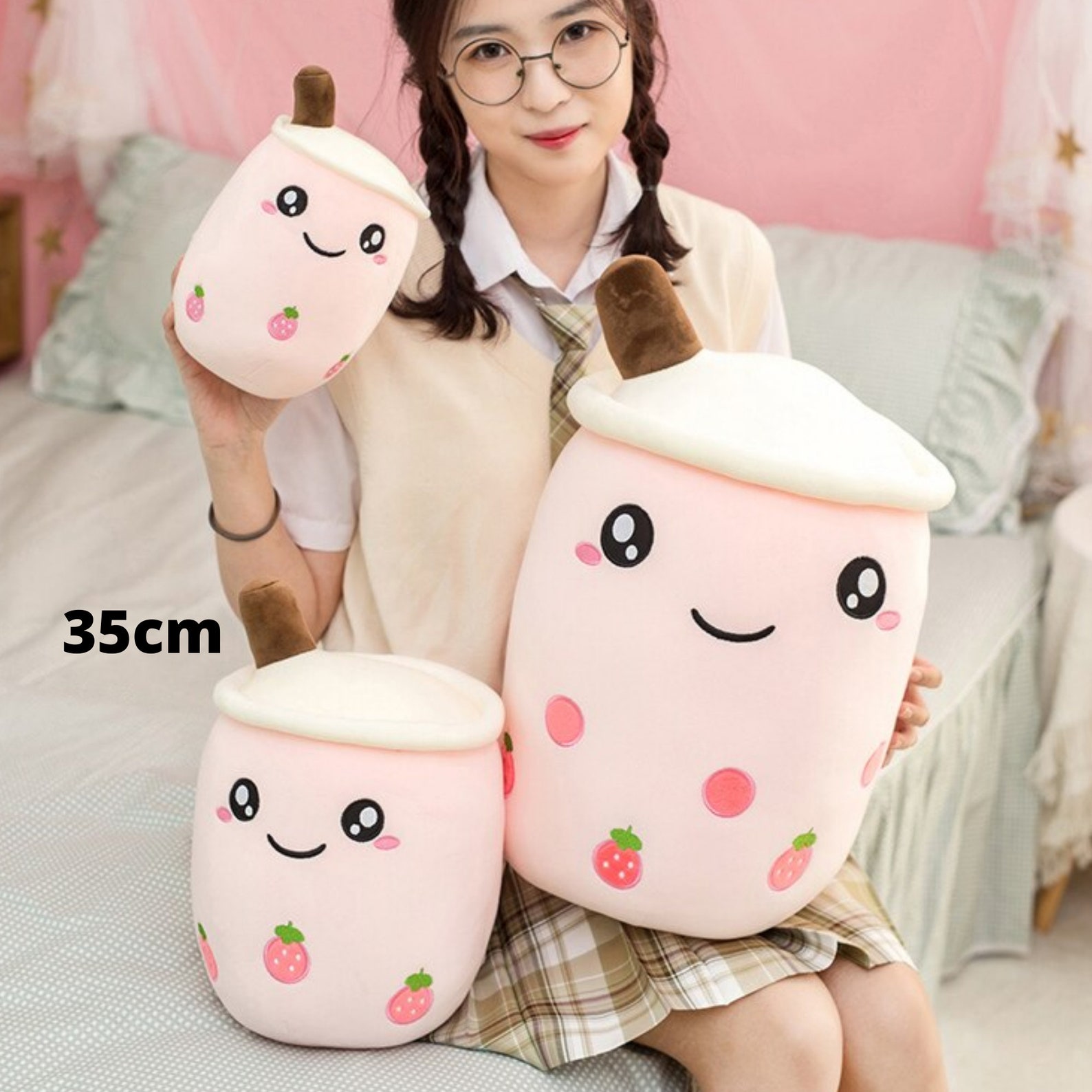 Boba Peluche Bubble Milk Tea Plushie Tapioca Plushy Boba | Etsy