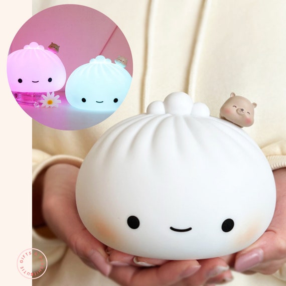 Kawaii Dumpling Bao Bun Night Light Light Room Decor - Etsy