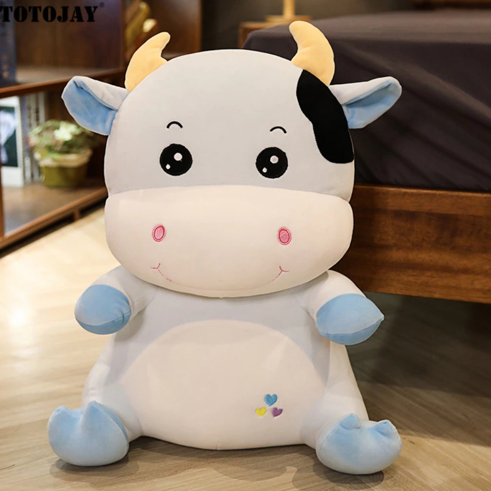 Cow Plush Bull OX Plushies Cattle Plush Doll Cow Stuffed Etsy