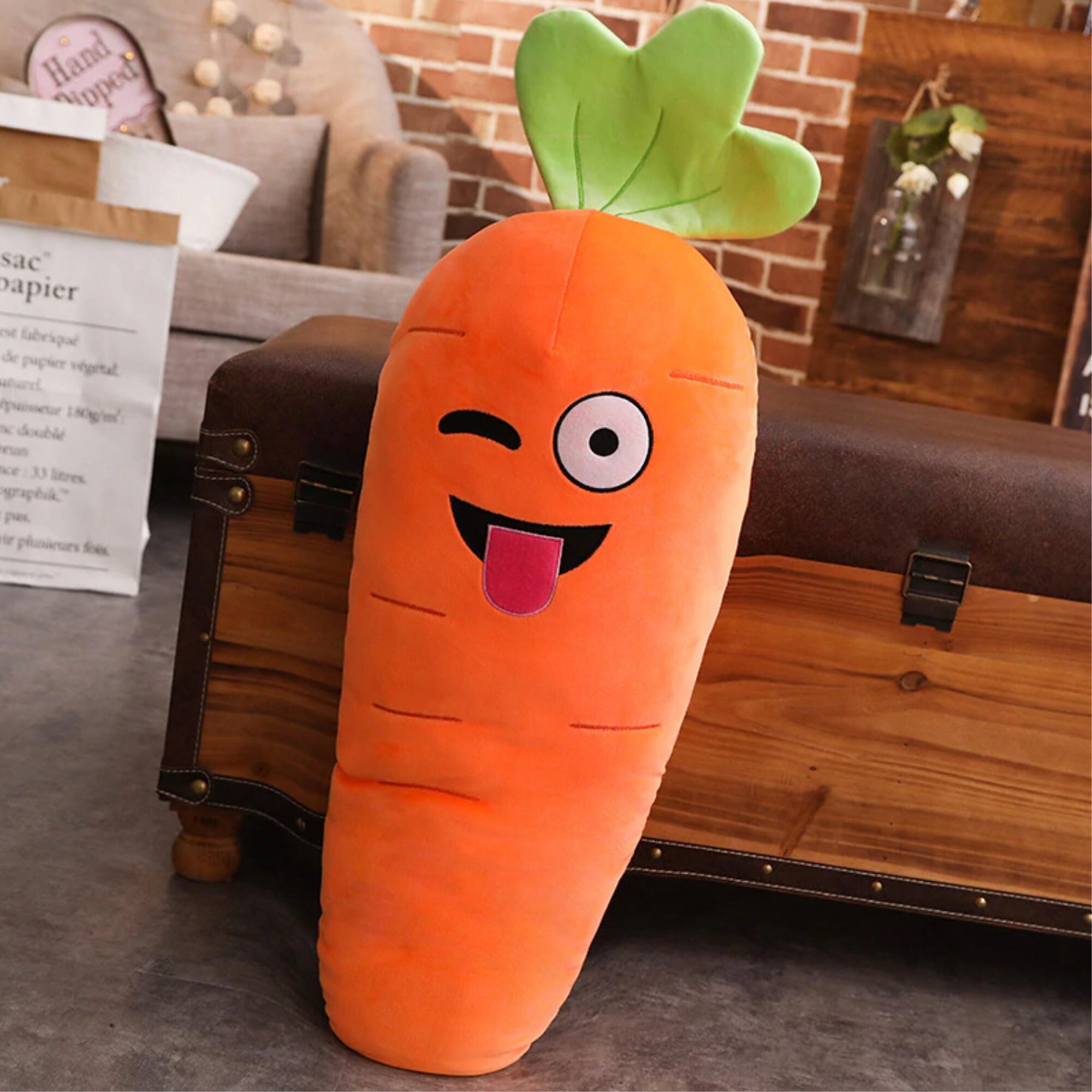 Carrot Plush Giant Carrot Plushie Super Soft Cushion Pillow | Etsy