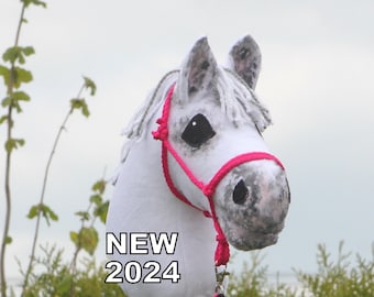 Mini poni de juguete GOTLAND, caballito de juguete, caballito bebé, caballo en palo, caballo pintado a mano, juguete esponjoso, juego al aire libre, juguete de rol, juguete de peluche, caballo, niños