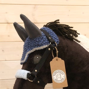 Earbonnet & halter SET for hobby horse