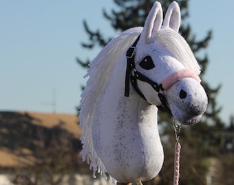 WHITE ANDALUSIAN hobby horse