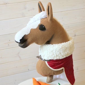 Luxury blanket Santa look adjustable blanket for hobbyhorses