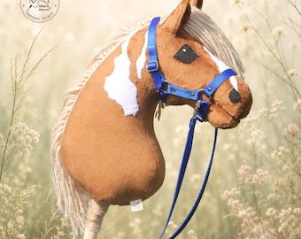 American Paint Hobby Horse Cooper, Handmade Stick Horse, Hobby Horse Toy, Hobby Horsing Gift for Girls, Waldorf Horse, A3 A4 Hobbyhorse