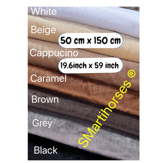 toy fabric, plush toy fabric, teddybear fabric, 100% supersoft VELBOA fabric (this is not minky), fabric for hobbyhorse, craft fabric