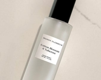 Cotton Blossom & Tuberose Room Spray linen spray room refresher mist aromatic home fragrance