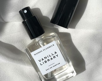 VANILLA LIBRARY, Inspired by Whispers in the Library perfume dupe, Pepper Essence, Orange Flower, Vanilla Absolute, Cedarwood