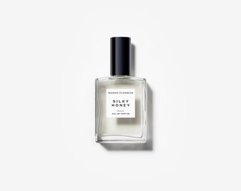 SILKY HONEY / Perfume fragrance, perfume oil, Almond Milk, Manuka Honey, Rose, Bergamot, Matcha Tea, Cedar & Vanilla