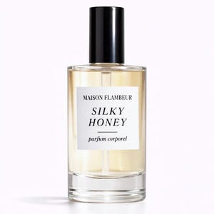 SILKY HONEY / Perfume fragrance, perfume oil, Almond Milk, Manuka Honey, Rose, Bergamot, Matcha Tea, Cedar & Vanilla