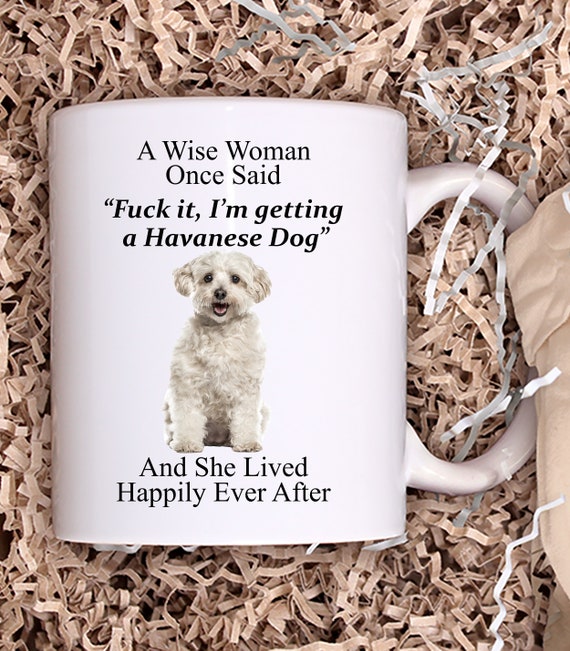 Funny Havanese Dog For Women A Wise Woman Once Said Coffee Mug 11oz