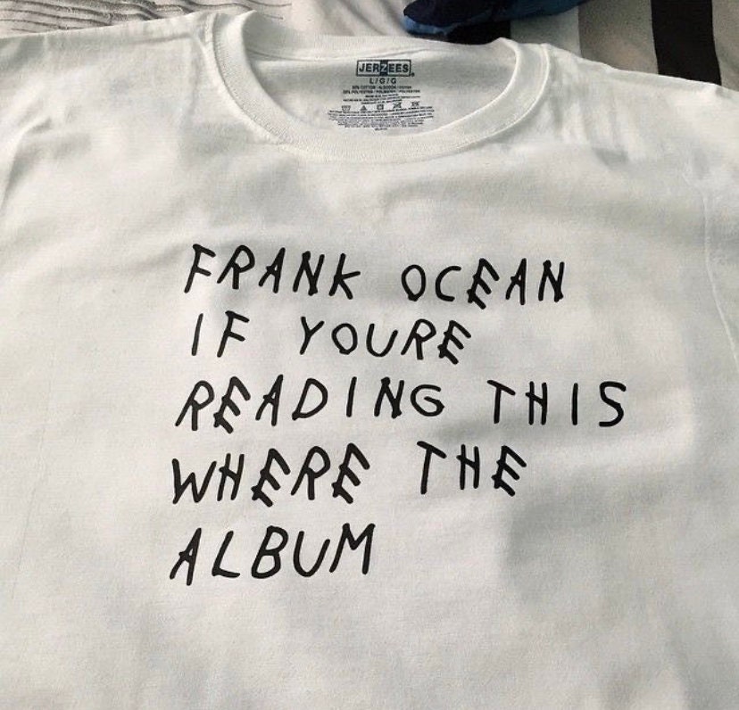 Frank Ocean T-shirt Frank Ocean Hoodie Frank Ocean Poster - Etsy