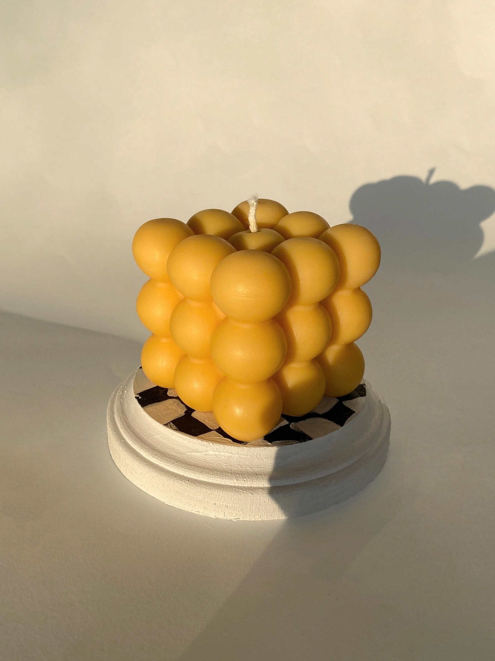 Handmade Bubble Cube Candle Scented Soy Wax Candle Unique Etsy