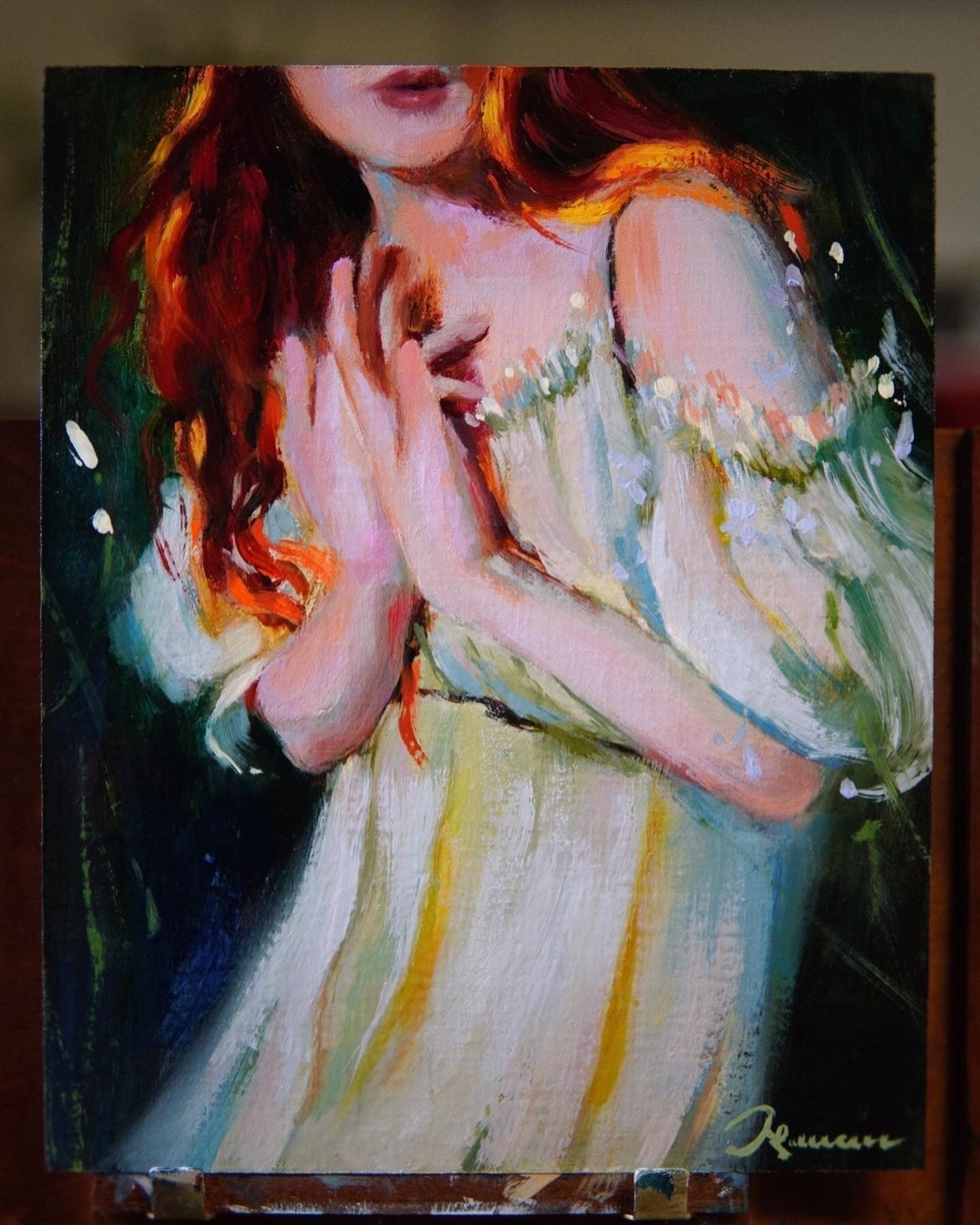 Original Oil Painting on Archival Linen Panel Etsy