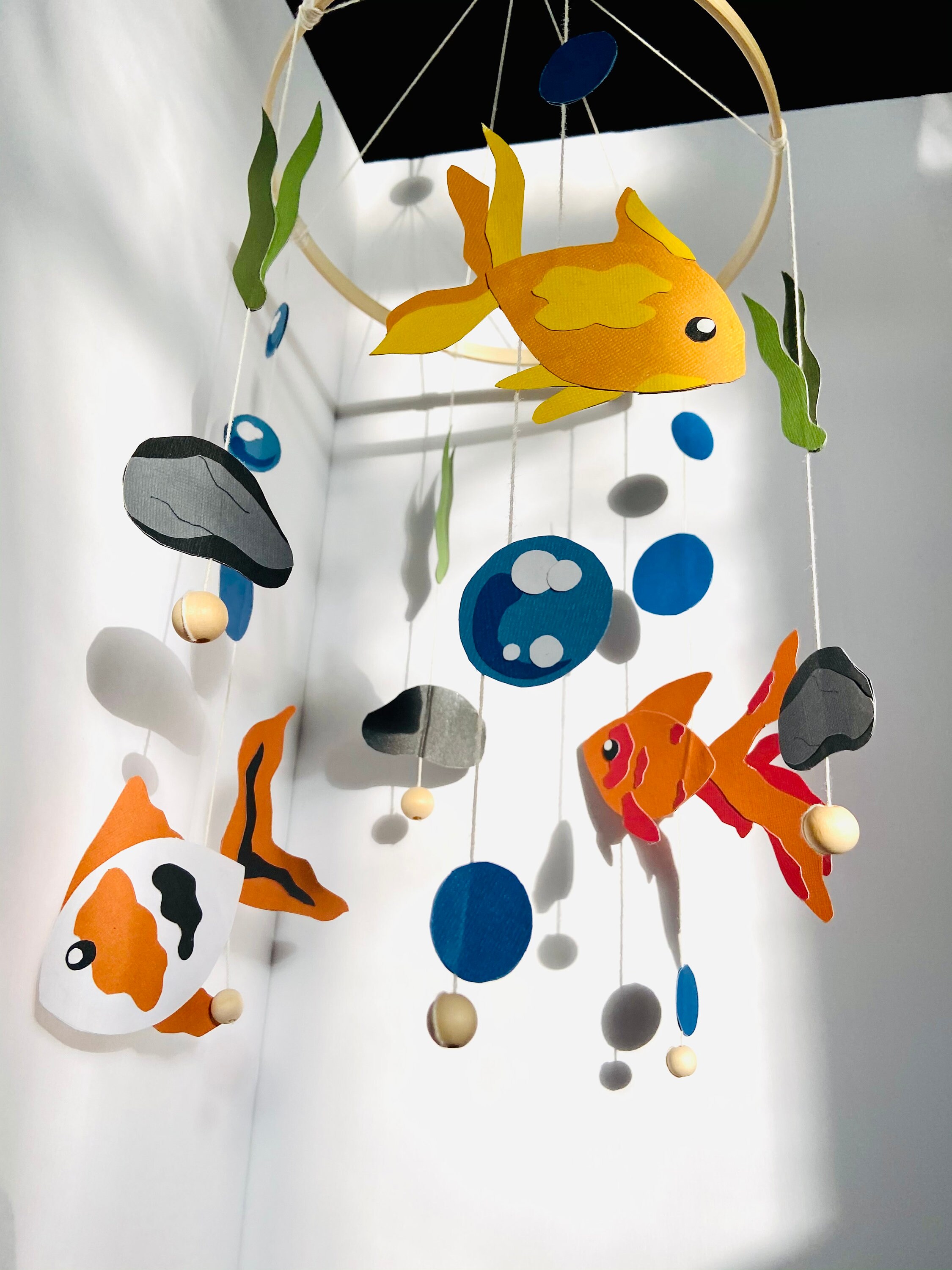 Goldfisch Kinderzimmer Mobile Aquarium Unterwasser Meer | Etsy