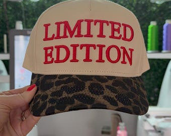 Jesus Saves I Spend Leopard Vintage Hat / Vintage Trucker 