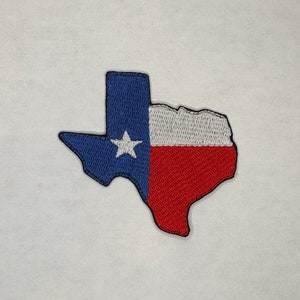 Texas Flag Embroidered Patch / Iron On Patch / Sew On Patch / Texas / Flag Patch / State Patch / Jacket Patch / Backpack Patch