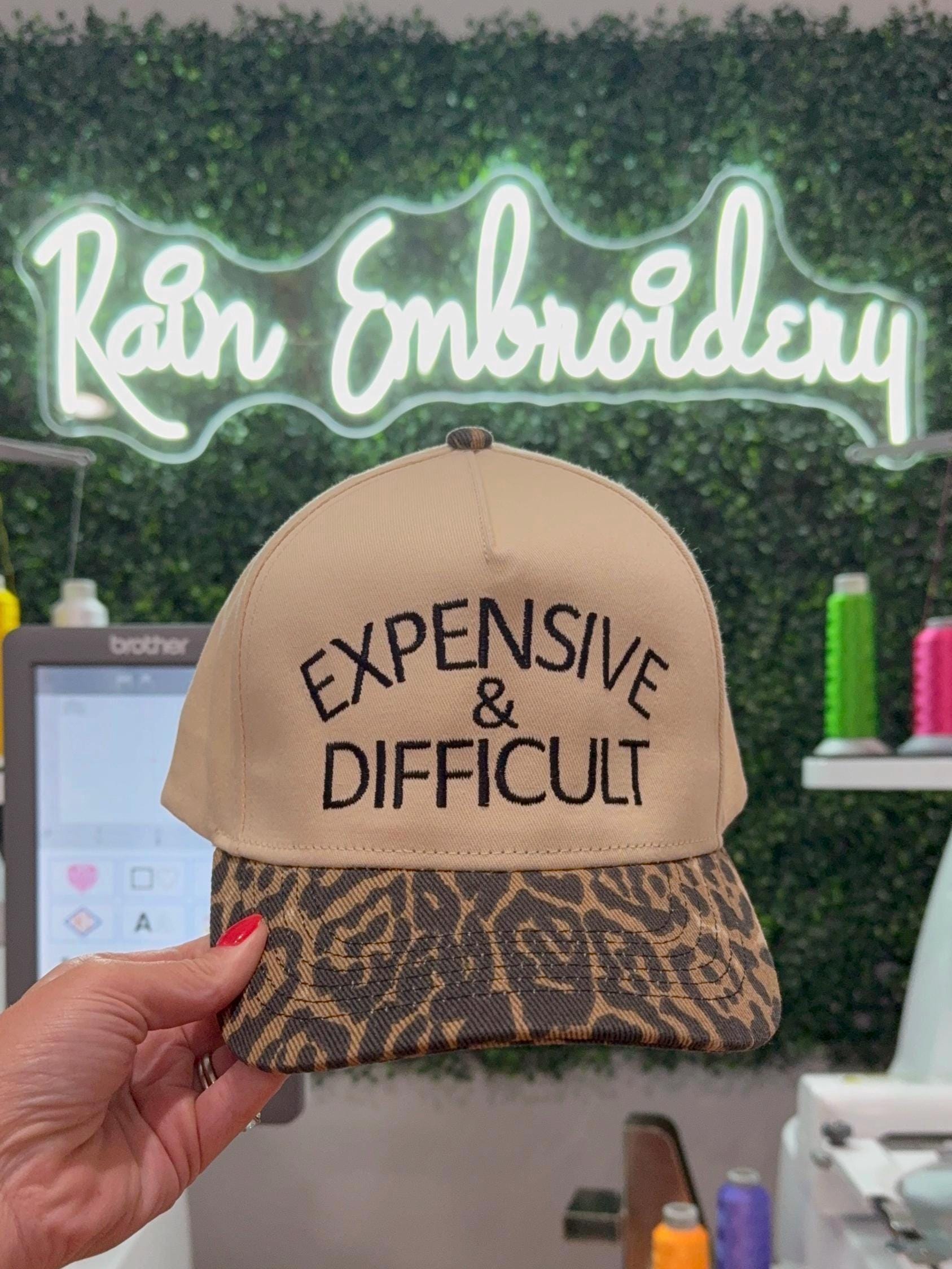Expensive & Difficult Leopard Vintage Hat / Vintage Trucker  display picture 2