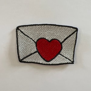 Parche bordado con letras de amor, parche para niñas, parche divertido, parche para mochila, parche para coser, parche para planchar, parche para chaqueta