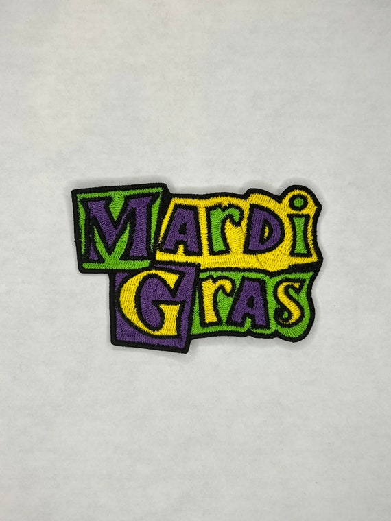 Mardi Gras Embroidered Patch / Iron On Patch / Sew On Patch / Louisiana  Patch / Jester / Backpack Patch / Jacket Patch / Fat Tuesday