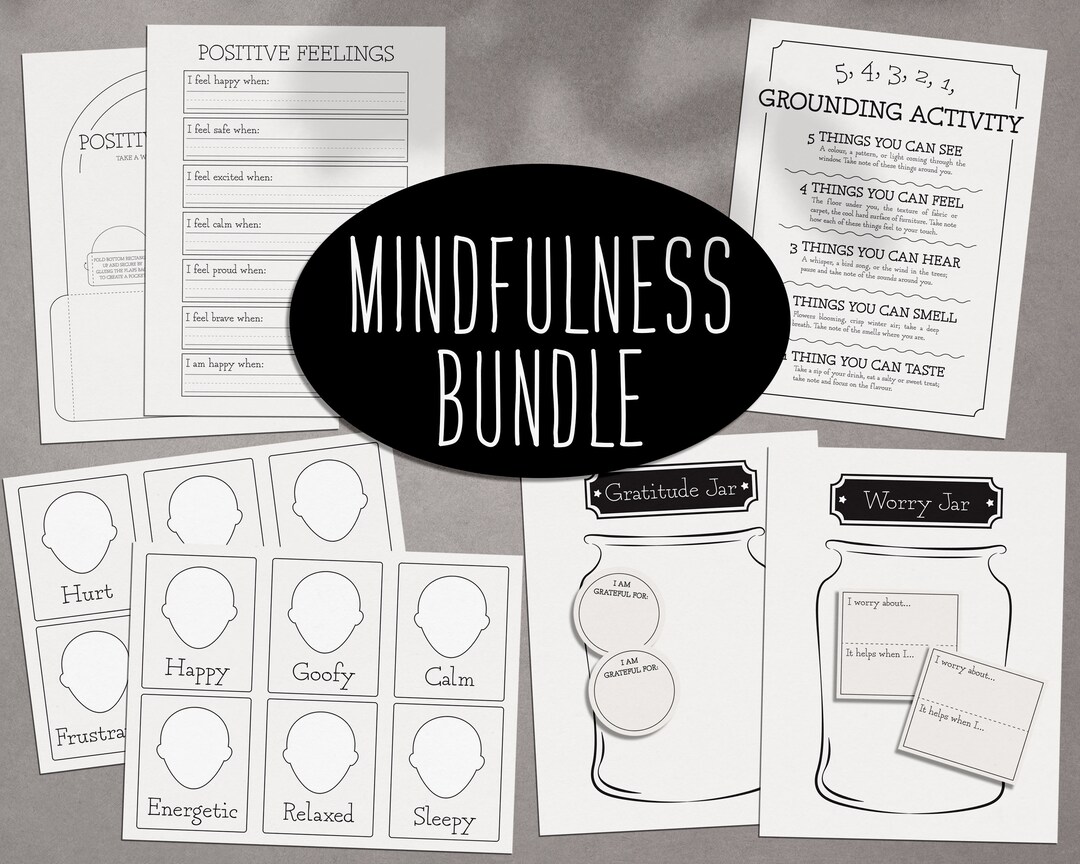 Mindfulness Bundle - Early Education - Homeschool Bundle - Etsy