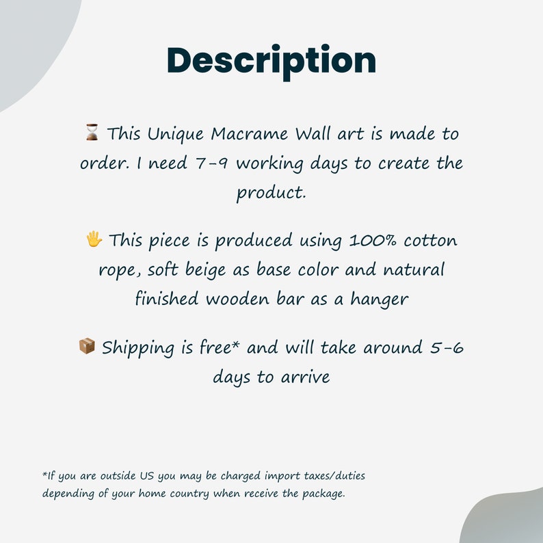 Extra Large Macrame Wall Hanging Boho Decor Macrame Wall Art for Headboard Decoration Tapestry Abstract Wall Hanging image 5