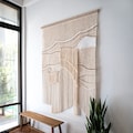 Large Macrame Wall Hanging Art Bohemian Natural Home Decor Beige Macrame Tapestry product logo