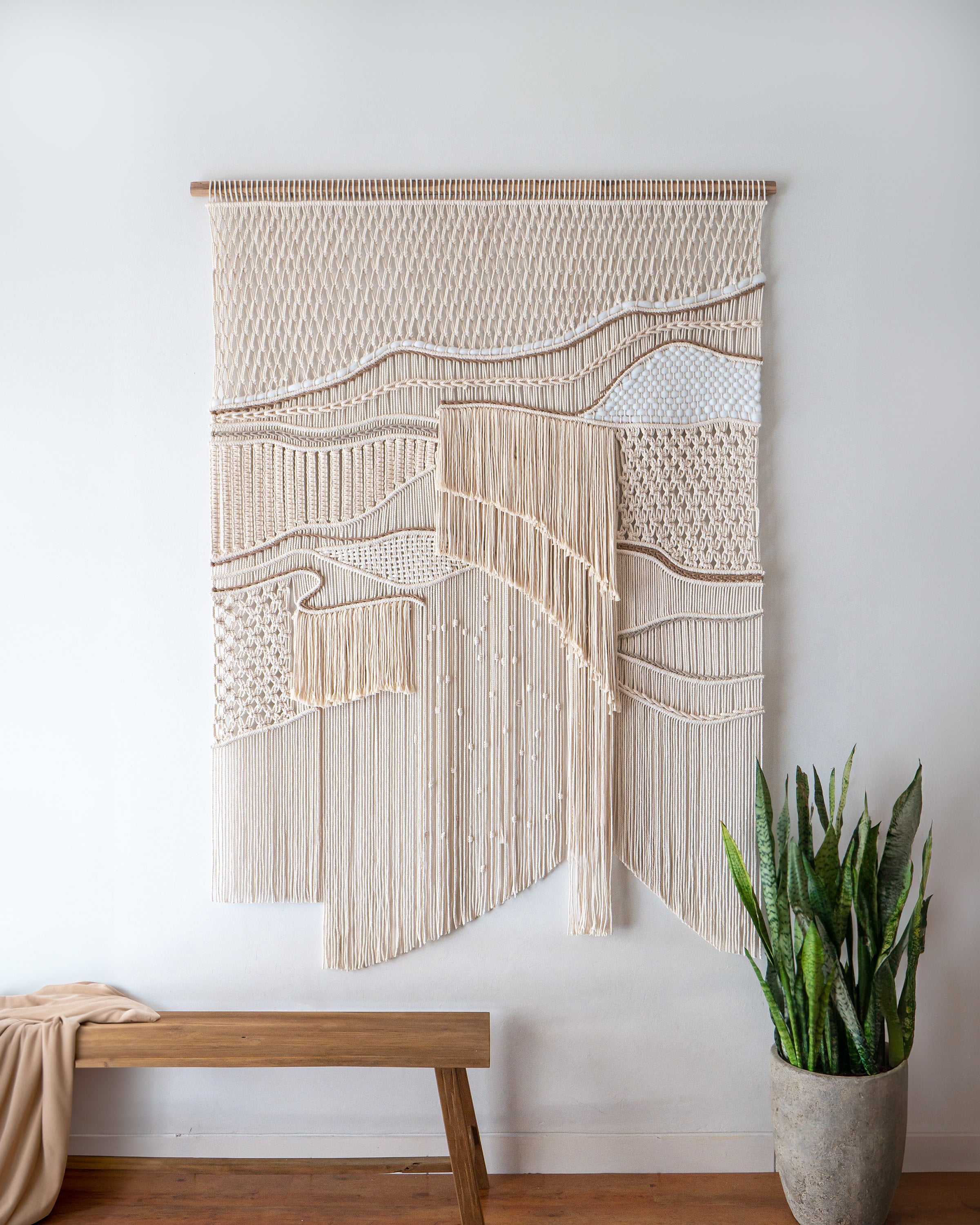 Curated visual reference: Extra Large Macrame Wall Hanging Boho Decor Macrame Wall Art Photo Inspiration