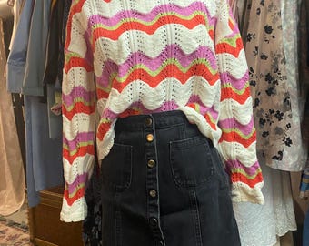 Urban Outfitters BDG Black Denim Skirt | Jean Button Up | Small