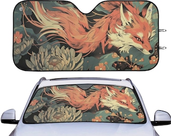 Jeep Logo Windshield Sun Shade – Universal Fit Foldable Car Sunshield, 55.5” X 27” - View #14