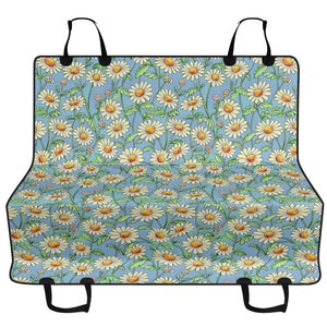 Cottagecore Daisy Flower Car Pet Seat Cover, Back Car Seat Cover, Dog Hammock For Back Seat, Car Seat Protector, Gift for Dog Owner