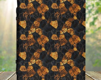 Tortoise Shell Print PU Vegan Leder Bibel Cover für Frauen, Ästhetische Bibel Buchhülle, Christliches Geschenk, Buchliebhaber Geschenk
