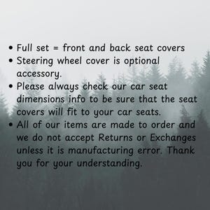 Juego completo de fundas para asientos de coche con diseño de telarañas oscuras, fundas para asientos delanteros y traseros espeluznantes de Halloween para vehículos, funda para volante, regalo de decoración para coches imagen 10