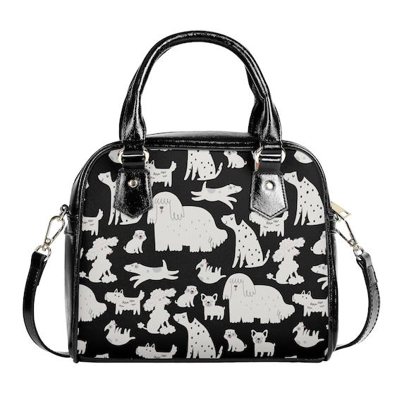 Dog Lover PUC Leather Tote Bag Dog Lover PUC Leather Tote Bag