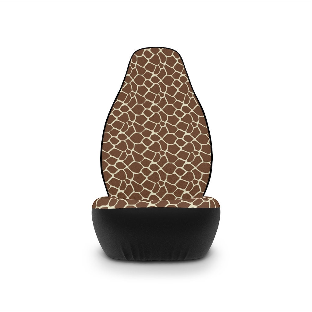 Giraffe Car Seat Covers, Funny Animal Skin Print Seat Cover sold by