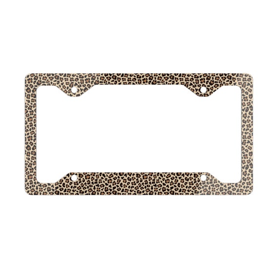 Custom Metal License Plate Frame - Tiger Face – MyMIYAKA