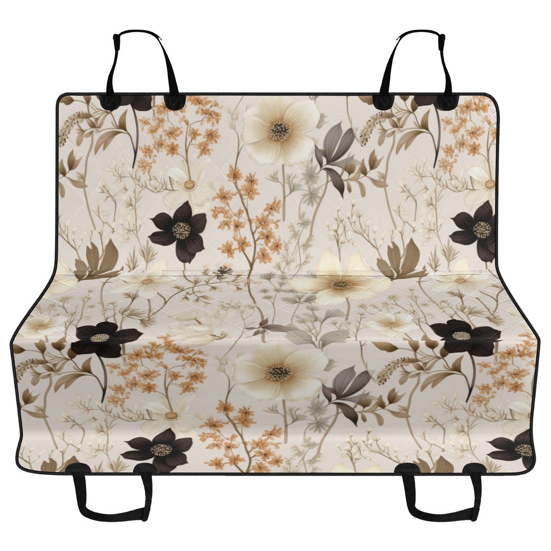 Floral Trippy Pet Car Seat Cover main image 1