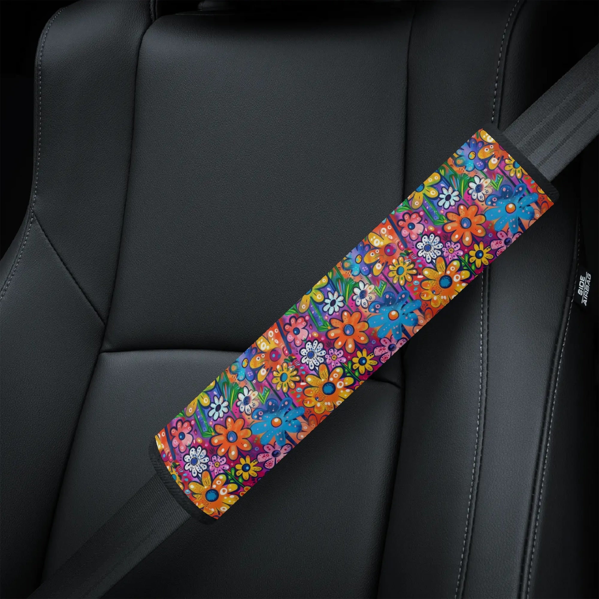 Seat Belt Shoulder Pad Car Seat Belt Cover For Mazda CX-70 CX-80 CX-90 - Orange Shoulder Pad For Comfort & Protection Mazda CX Series Belt Pad