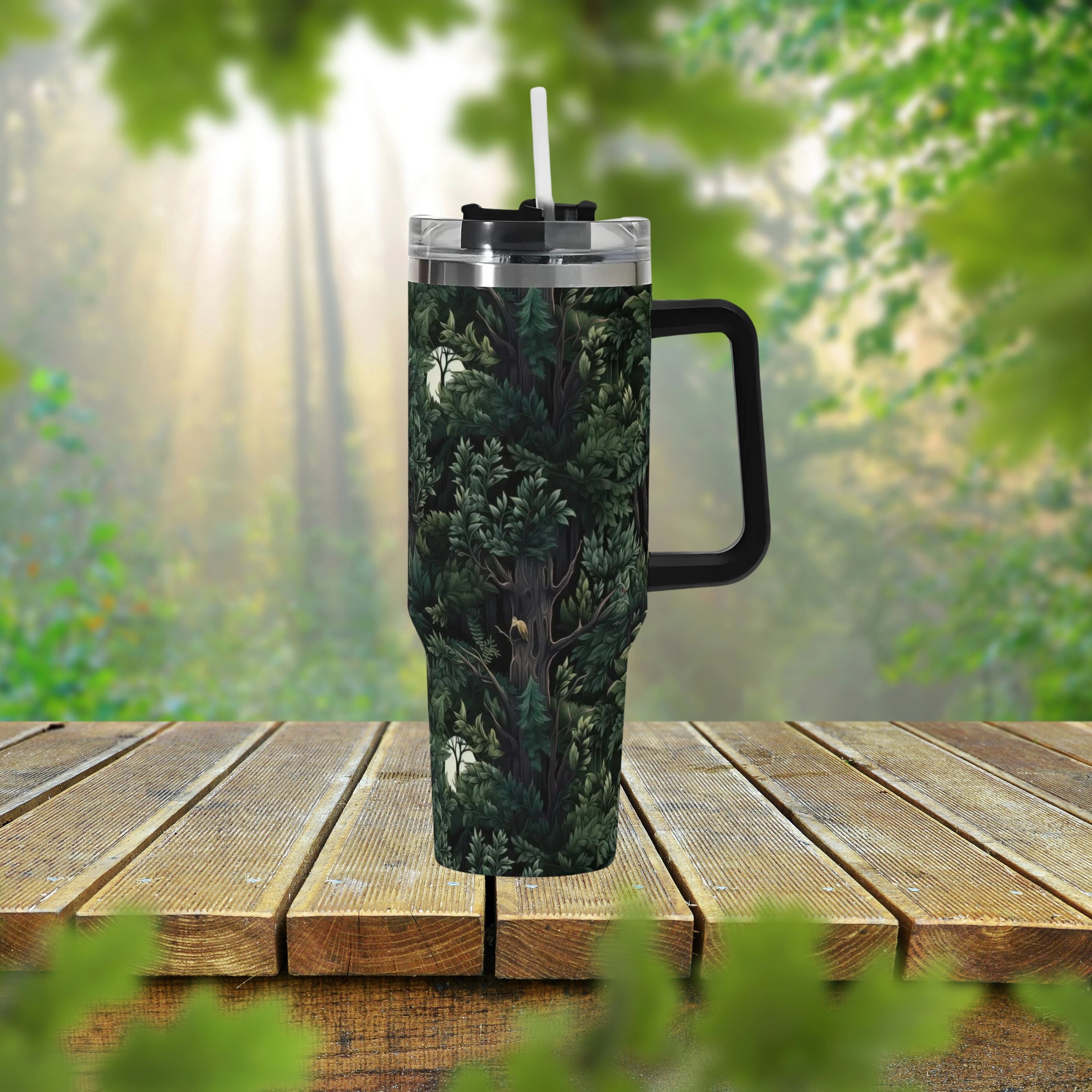 Large Coffee Tumbler Rtic Tumbler 30 Oz Tumbler With Lid Stainless Steel  Tumblers Vacuum... Coffee Tumbler With Handle The Beast Tumbler