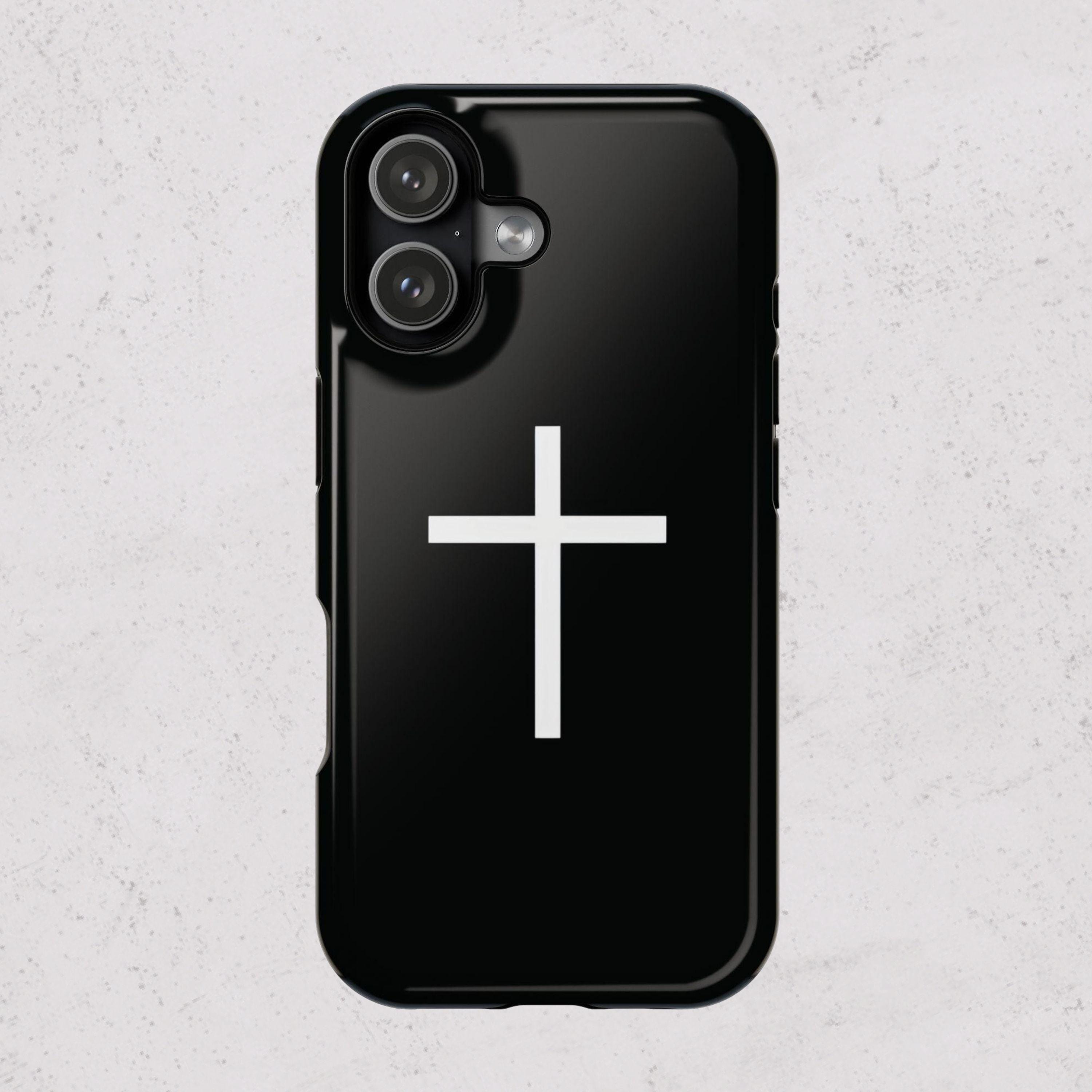 Cross Magsafe iPhone Case, Christian Religious Gift, Phone